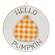 Hello Pumpkin Circle Easel Sign