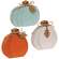 Fall Word Tag Chunky Pumpkin, 3 Asstd.