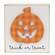 Trick or Treat Plaid Jack O'Lantern Block #36572