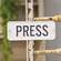 Press Farmhouse Metal Sign 65204;