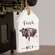 Fresh Milk Cow Wood Tag 65215