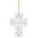 Believe Distressed Metal Cross Ornament 65240