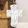 Distressed Metal Cross Ornament 65241;