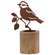 Rusty Bird Tealight Holder - Large;