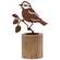 Rusty Bird Tealight Holder - Large #90148