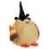 Stuffed Owl in Witch Hat w/Candy Corn