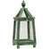 Distressed Green Chicken Wire Birdcage Lantern