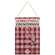 Buffalo Check Metal Christmas Countdown Calendar