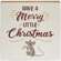 Have A Merry Little Christmas Mouse Box Sign