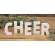 5/Set, CHEER Wooden Letters #36353