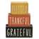 Blessed, Thankful, Grateful Stacked Blocks