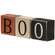 3/Set, "Boo" Letter Blocks #36618