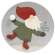 Frolic in the Flakes Gnome Plate, 3 Asstd. #36730