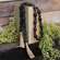 Black Oval Bead Garland w/Tassels