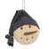 Gray Snowman Ornament
