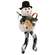 Alex Black & White Buffalo Check Snowman