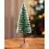 Snowy Bottle Brush Tree, 8" 18168;