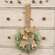 Ombre Boxwood Wreath w/Burlap Bow 18183;