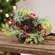 Snowy Pine & Red Berry Bird Nest  18193;