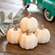 Mossy Top Cream Pumpkins, 5/Set 18219;