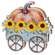 Thankful Pumpkin & Sunflower Wagon Chunky Sitter