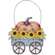 Thankful Pumpkin & Sunflower Wagon Hanger