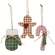 Country Plaid Christmas Ornament, 3 Asstd.