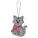 Gray Cat With Scarf Ornament