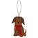 Dog With Gingerbread Scarf Ornament