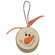 Chunky Snowman Head Ornament, 1.5" #36610