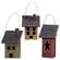 Mini Saltbox House Ornament, 3 Asstd.