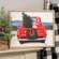 Golden Dog in Christmas Truck Wood Sign 65289;