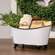 White Metal Bathtub 65296;