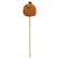 Orange Pumpkin Felt Poke