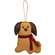 Felt Dog with Scarf Ornament #CS38568