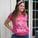A Good Day Starts With Coffee T-Shirt, Heather Raspberry L99;