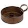 Medium Ribbed Taper Holder, Rusty