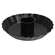 Fluted Taper Holder, Black