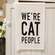 We’re Cat People Dish Towel 54203;