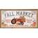 Fall Market Tractor Wood Sign #60429