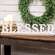 Blessed Beaded White Wood Sitter 60442;