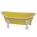 Yellow Iron Bathtub Soap Dish 70117