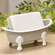 Light Gray Iron Bathtub Soap Dish 70119;