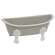 Light Gray Iron Bathtub Soap Dish 70119