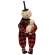 Snowman & Baby Buffalo Check Doll #CS38451