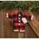 Santa's Jammies Buffalo Check Small Hanger Ornament #CS38478