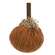 Orange Plaid Mossy Pumpkin 3"