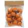 Orange Burlap Pumpkins 1.5", 12/Pack RJAF2011