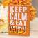 Keep Calm & Eat Candy Block Sign 36777