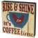 It's Coffee Time Rooster Cup Box Sign #36958